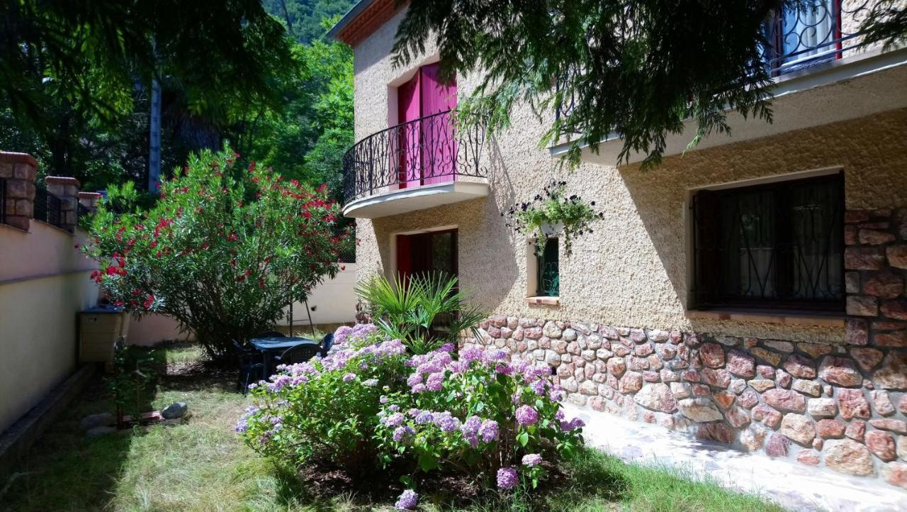 Appartement 48 M2 Avec Jardin Au Rdc Dans Villa A 5 Min A Pied Des Thermes De Vernet-Les-Bains, Location De Samedi A Samedi 外观 照片